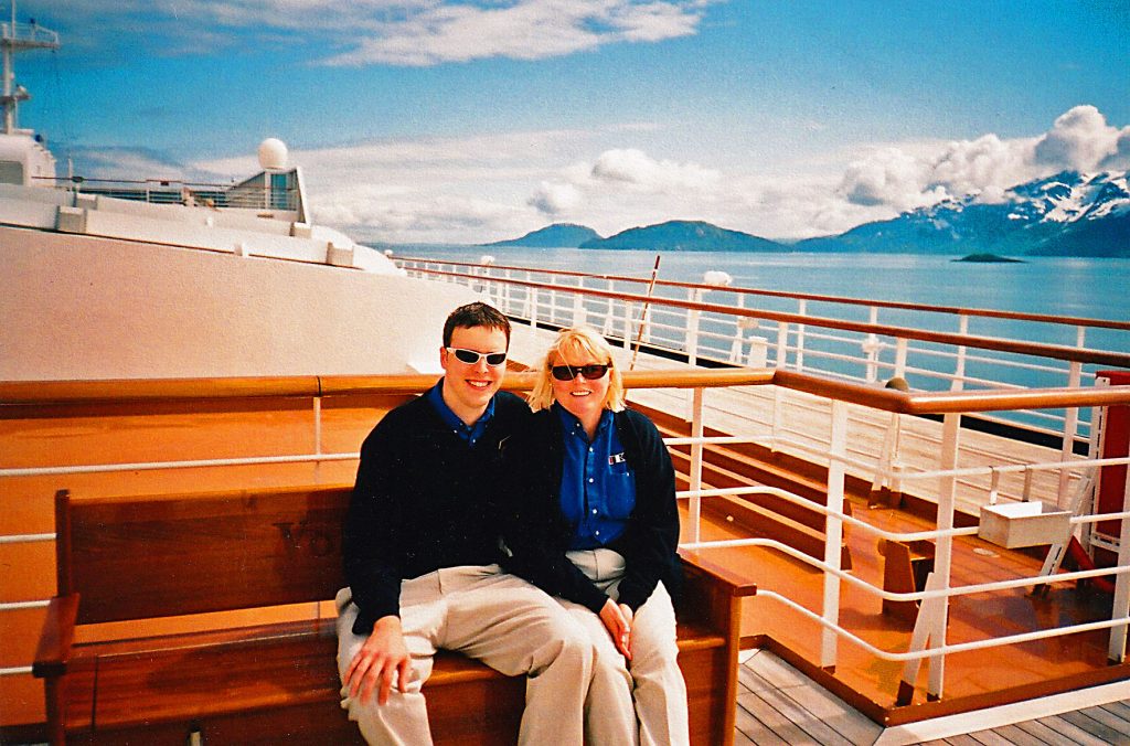 Nicola and Lee in Glacier Bay